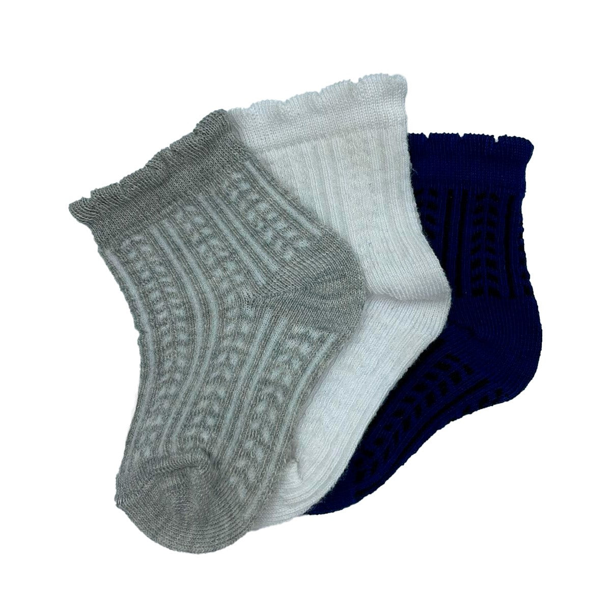 3 PARES TOBILLERA ALGODÓN