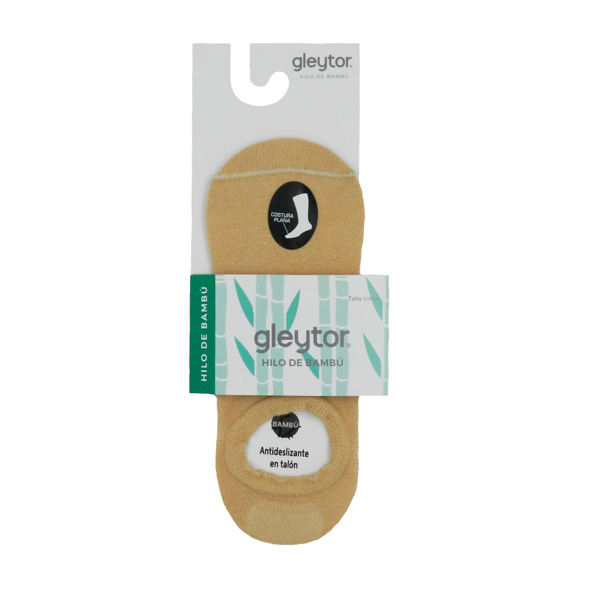 PAQUETE 2 PARES: PROTECTOPIE LISO BAMBÚ