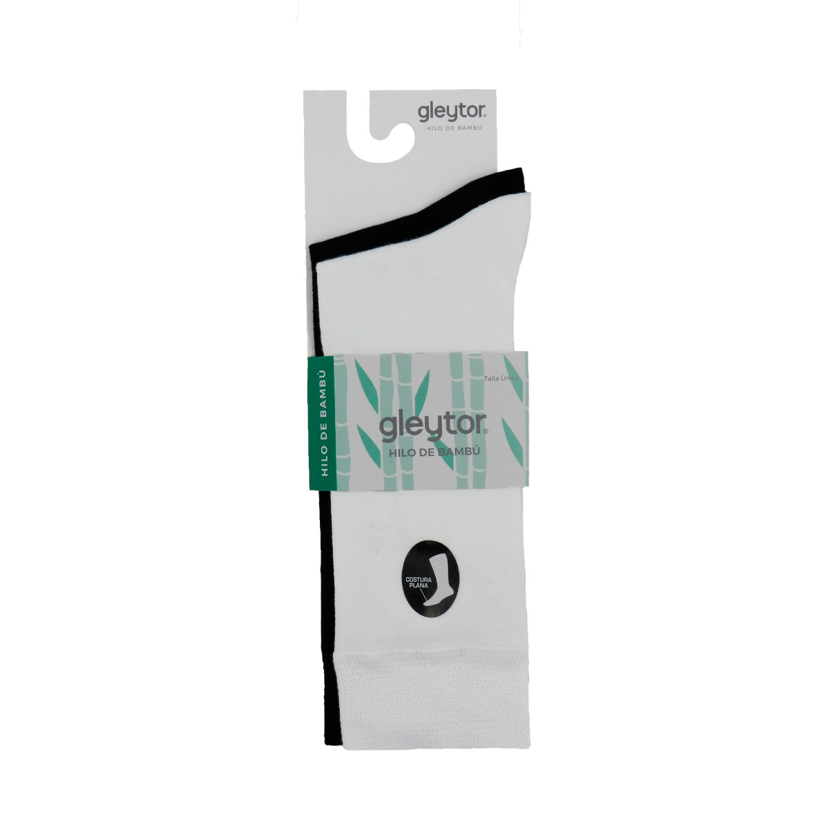 PAQUETE 2 PARES: CALCETÍN LISO BAMBÚ