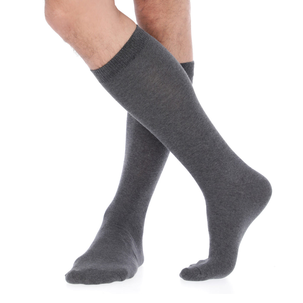 CALCETÍN LISO ALGODÓN LARGO