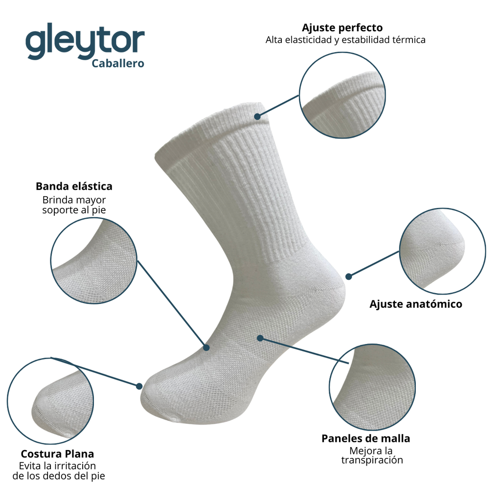 CALCETA DEPORTIVA LISA