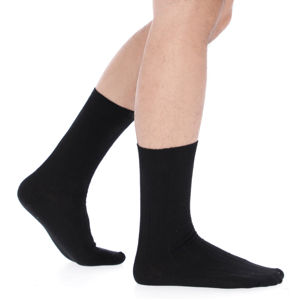 CALCETÍN ACANALADO  MICROFIBRA