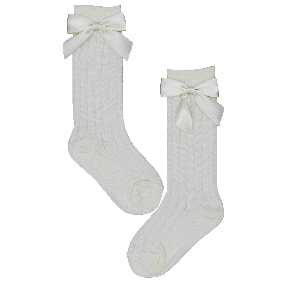 CALCETA ALGODÓN CON MOÑO