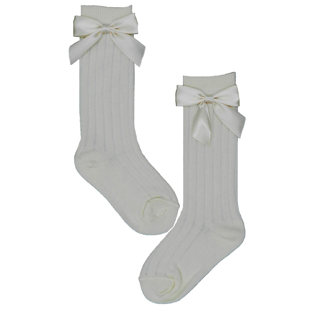 CALCETA ALGODÓN CON MOÑO