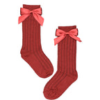 CALCETA ALGODÓN CON MOÑO