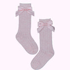 CALCETA ALGODÓN CON MOÑO