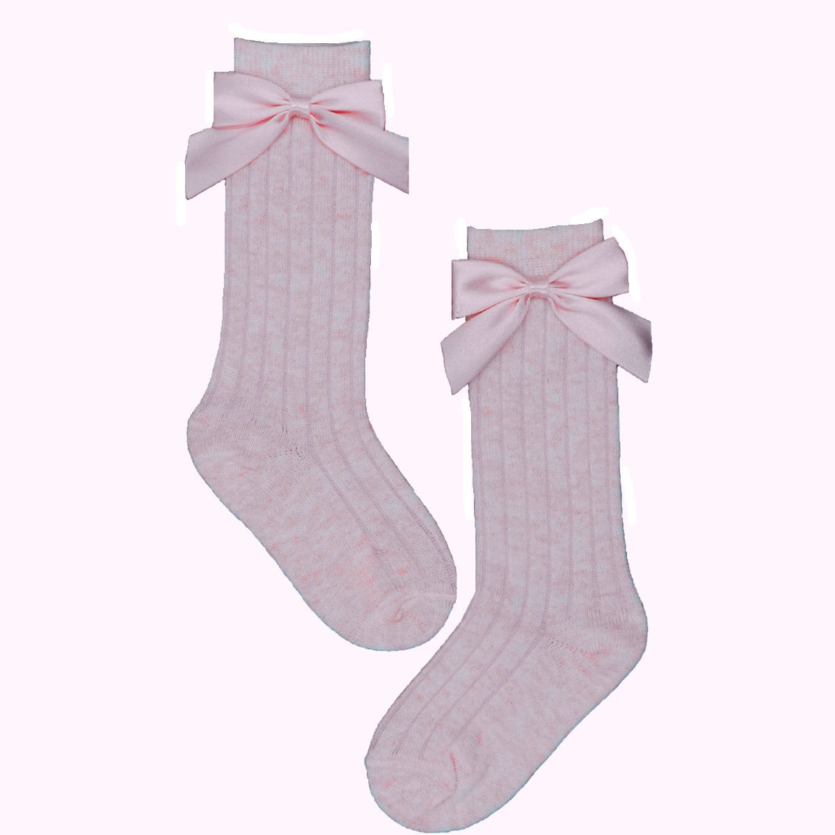 CALCETA ALGODÓN CON MOÑO