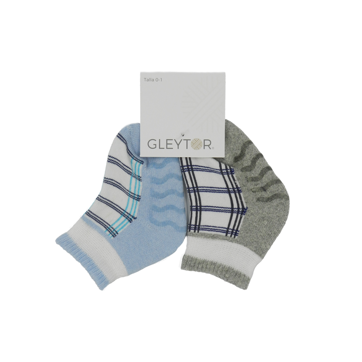 PAQUETE 2 PARES: TÍN BEBE CUADROS