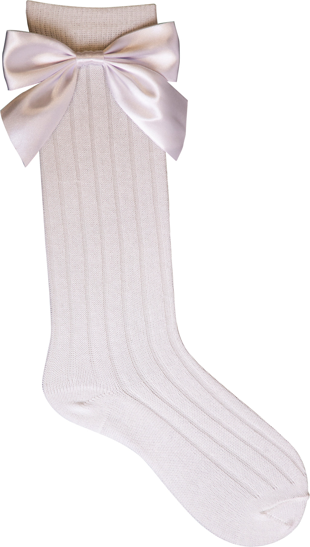 CALCETA ALGODÓN CON MOÑO